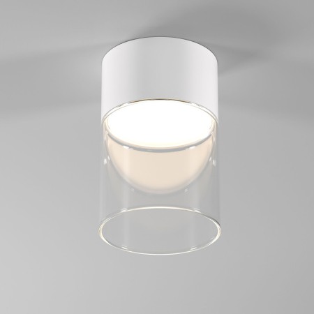 Накладной светильник Elektrostandard 25047/LED 10W 4000К белый/прозрачный