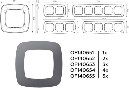 Рамка OMEGA OF140655