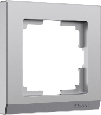 Рамка Stark серебряный матовый W0011865