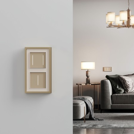 Выключатель Встраиваемые механизмы шампань W4513011