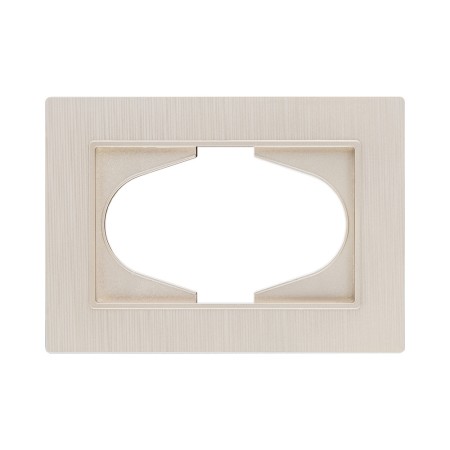 Рамка для двойной розетки, золотой Kollinger Eleganz Plex EP120GD