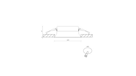 Встраиваемый светильник DesignLed BQ009109-WH-WW