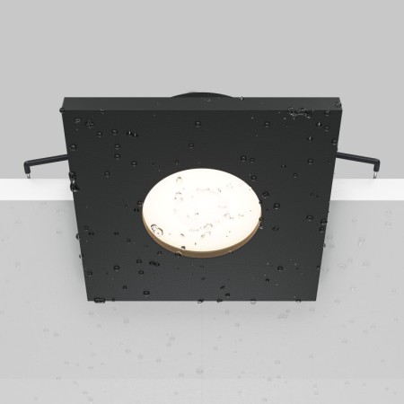 Влагозащищенный светильник Maytoni Technical DL083-01-GU10-SQ-B