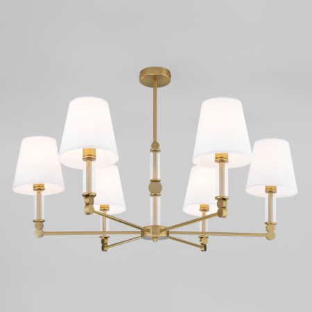 Люстра на штанге Eurosvet 60145/6 латунь