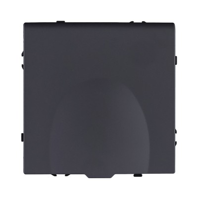 Розетка штепсельная SCHUKO 16A/250 В с крышкой, черный матовый Kollinger Eclipse EC-015BK