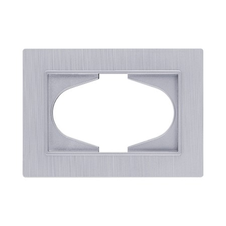 Рамка для двойной розетки, серый Kollinger Eleganz Plex EP120GY
