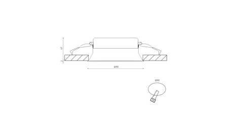 Встраиваемый светильник DesignLed BQ009109-WH-NW