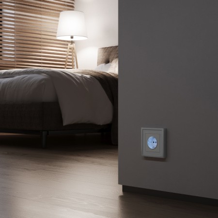 Розетка Встраиваемые механизмы белые матовые W1171461