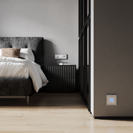 Розетка Встраиваемые механизмы белые матовые W1171461