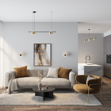 Подвесной светильник Orbit DK4061-BK+SG