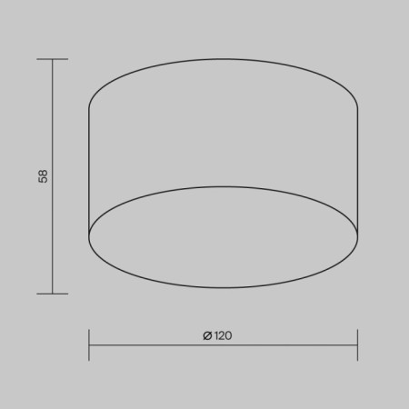 Потолочный светильник уличный Zon IP O430CL-L15W4K