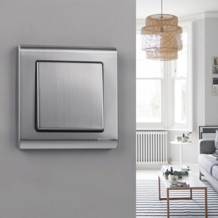 Выключатель Встраиваемые механизмы глянцевый никель W1112002