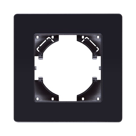 Рамка 1-постовая, черный Kollinger Eleganz Acryl EA1BK