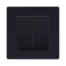 Рамка 1-постовая, черный Kollinger Eleganz Acryl EA1BK