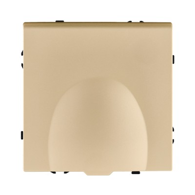 Розетка штепсельная SCHUKO 16A/250 В с крышкой, золотой Kollinger Eclipse EC-015GD