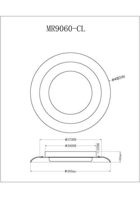 Накладной светильник MyFar MR9060-CL