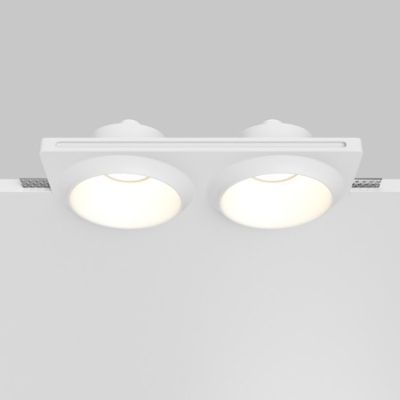 Встраиваемый светильник Maytoni Technical DL124-GU10-02-TRS-W