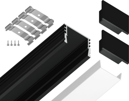 Профиль для светодиодной ленты Illumination GP1750BK