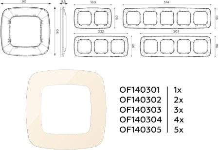 Рамка OMEGA OF140304
