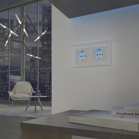 Розетка Встраиваемые механизмы слоновая кость W1171403