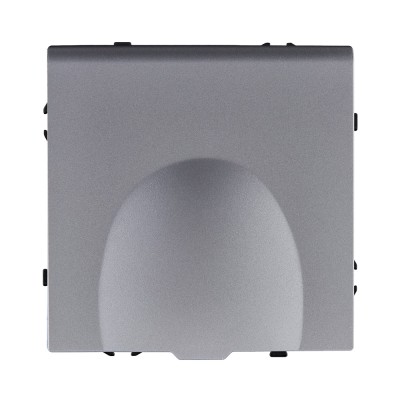 Розетка штепсельная SCHUKO 16A/250 В с крышкой, серый Kollinger Eclipse EC-015GY