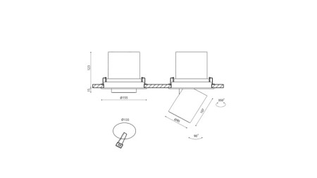 Спот DesignLed SPL-R1-25-WW