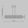 Подвесной светильник Mirage MOD173PL-L48BS3K