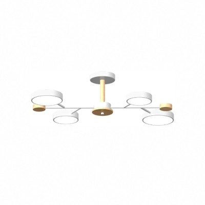 Люстра на штанге LED4U L3213-670 WH