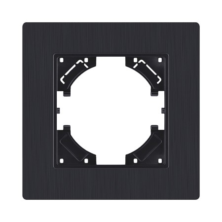 Рамка 1-постовая, черный матовый Kollinger Eleganz Plex EP1BM
