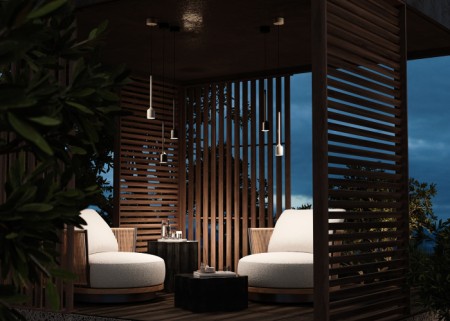 Уличный светильник подвесной Apex O491PL-L6W3K