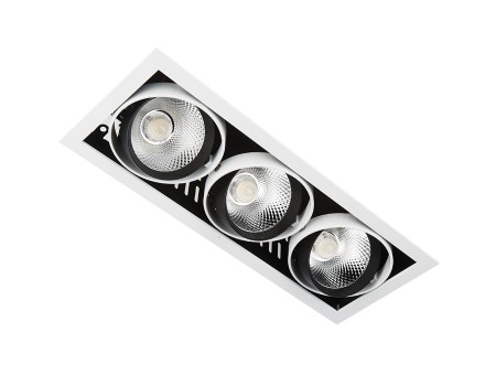 Точечный светильник Cardano Led T813 BK/CH 3*12W 4200K