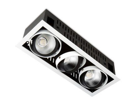 Точечный светильник Cardano Led T813 BK/CH 3*12W 4200K