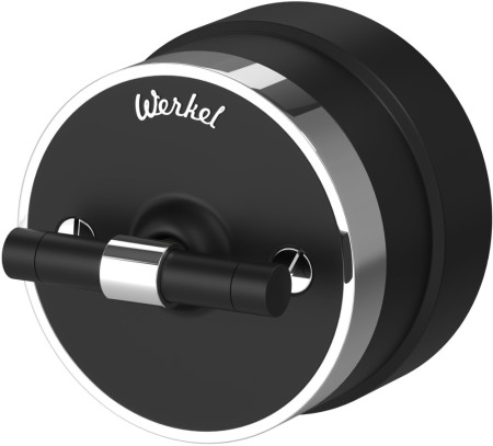 Переключатель Накладные механизмы Vintage черный матовый/хром W5812051