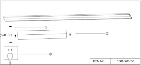 Питание боковое Unika 1001-SW-050
