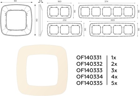 Рамка OMEGA OF140331
