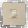 Розетка Встраиваемые механизмы шампань W1181011