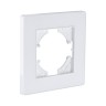 Рамка 1-постовая, белый Kollinger Eleganz Acryl EA1WH