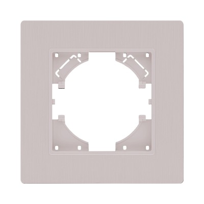 Рамка 1-постовая, кашемир матовый Kollinger Eleganz Plex EP1CM