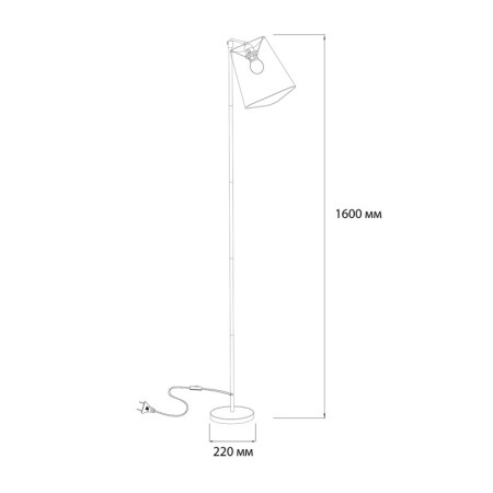 Торшер Escada 10185/T Grey