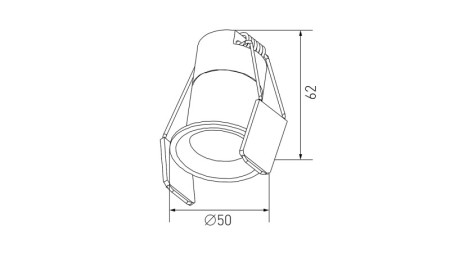 Встраиваемый светильник DesignLed DL-A004-7-WH-NW
