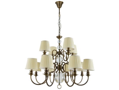 Подвесная люстра Newport 3112/С black brass без абажуров