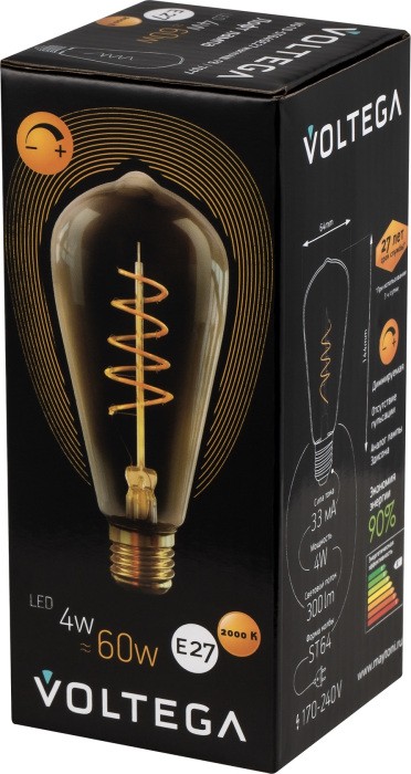 Лампочка светодиодная ST64 7077