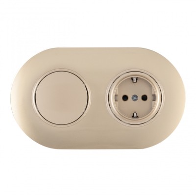 Розетка Arte Milano SET08-2-40-1-30-1 shampan