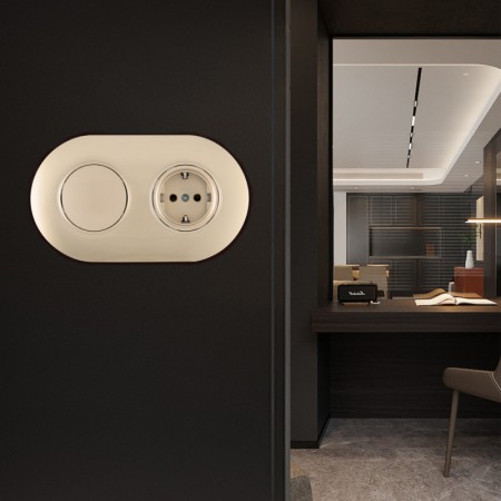 Розетка Arte Milano SET08-2-40-1-30-1 shampan