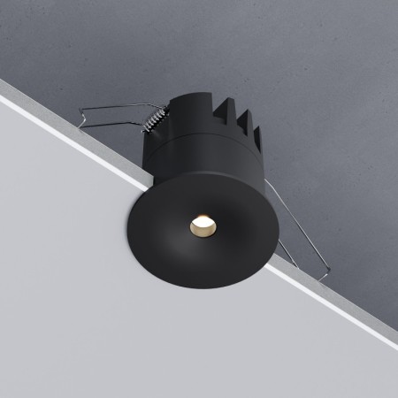 Встраиваемый светильник Elektrostandard 15275/LED 12W 3000K черный