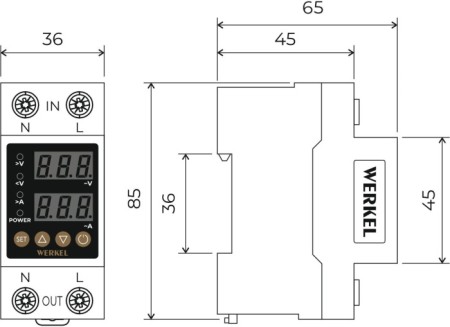 Реле напряжения Реле напряжения W932P63R