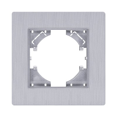 Рамка 1-постовая, серый Kollinger Eleganz Plex EP1GY