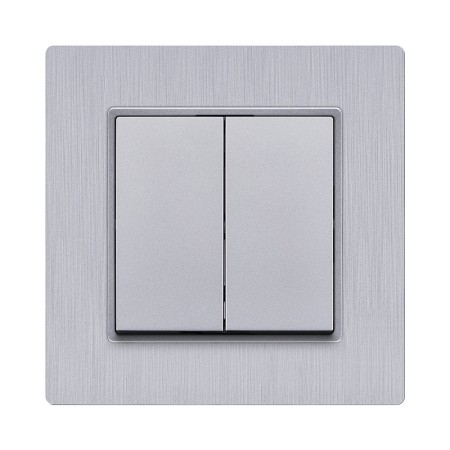 Рамка 1-постовая, серый Kollinger Eleganz Plex EP1GY