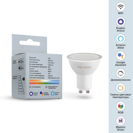 Лампочка светодиодная Wi-Fi bulbs 2426