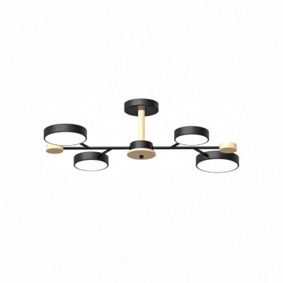 Люстра на штанге LED4U L3213-670 BK